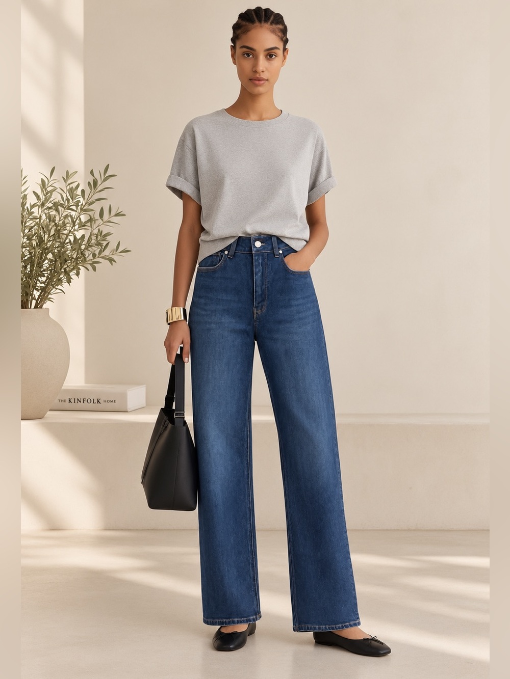 Quince Bella High-Rise Wide-Leg Jeans ✨